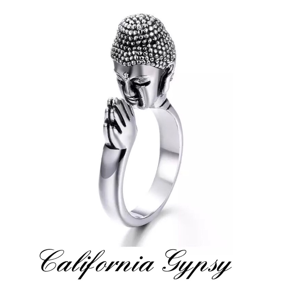 Buddha Ethnic Boho gypsy peace ring - Picture 5 of 5